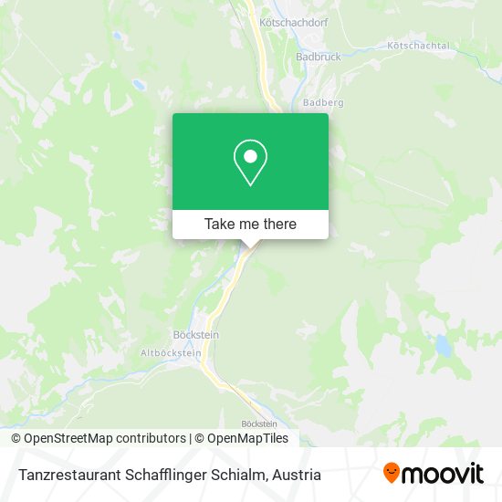 Tanzrestaurant Schafflinger Schialm map