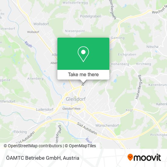 ÖAMTC Betriebe GmbH map