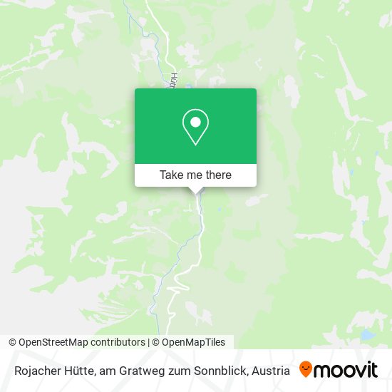 Rojacher Hütte, am Gratweg zum Sonnblick map