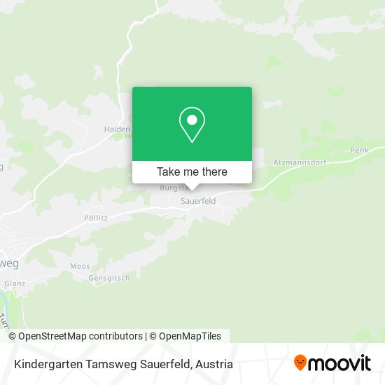 Kindergarten Tamsweg Sauerfeld map
