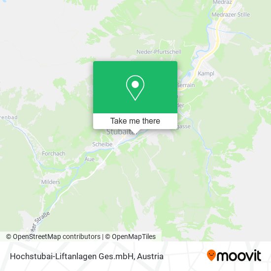 Hochstubai-Liftanlagen Ges.mbH map