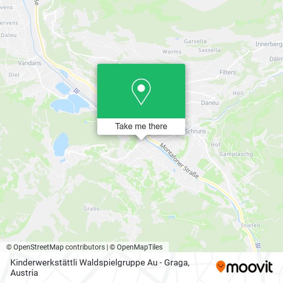 Kinderwerkstättli Waldspielgruppe Au - Graga map