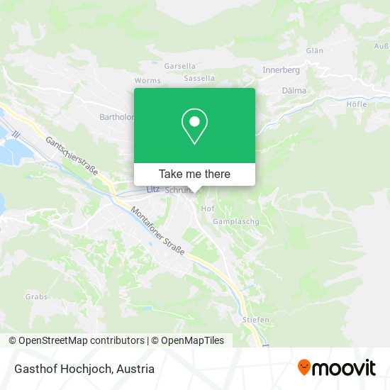 Gasthof Hochjoch map