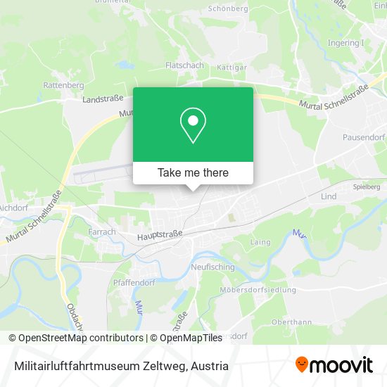 Militairluftfahrtmuseum Zeltweg map