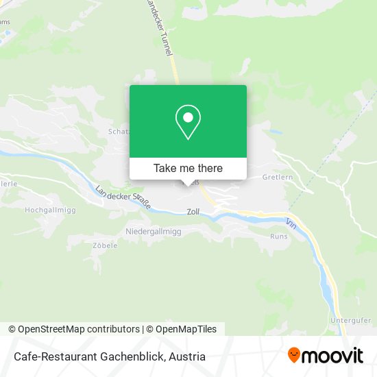 Cafe-Restaurant Gachenblick map