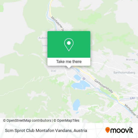 Scm Sprot Club Montafon Vandans map