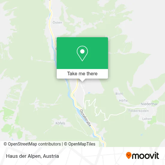 Haus der Alpen map