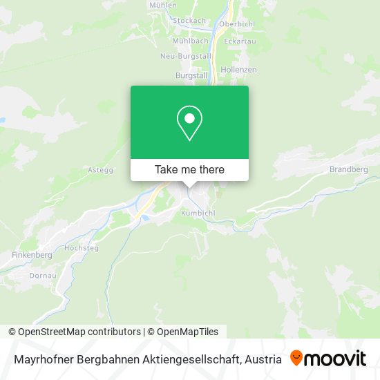 Mayrhofner Bergbahnen Aktiengesellschaft map