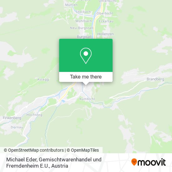 Michael Eder, Gemischtwarenhandel und Fremdenheim E.U. map