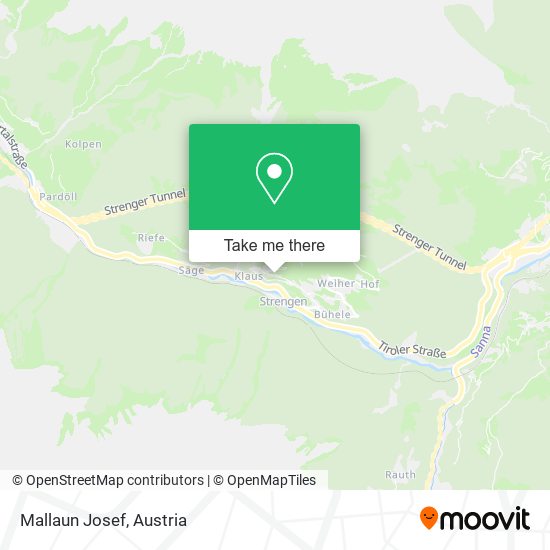 Mallaun Josef map