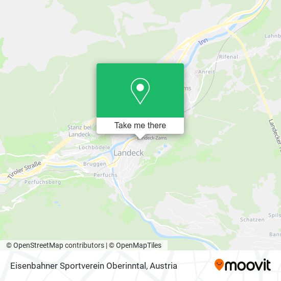 Eisenbahner Sportverein Oberinntal map