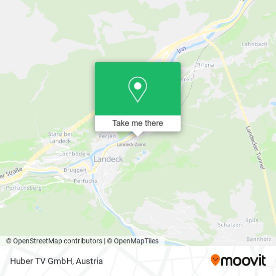 Huber TV GmbH map