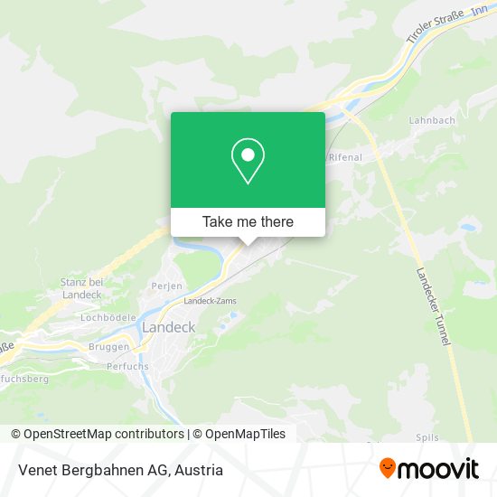 Venet Bergbahnen AG map