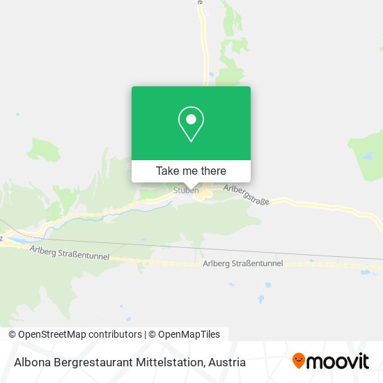 Albona Bergrestaurant Mittelstation map