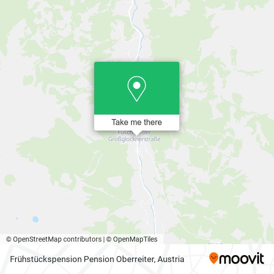 Frühstückspension Pension Oberreiter map