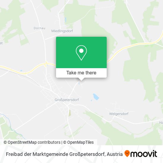 Freibad der Marktgemeinde Großpetersdorf map