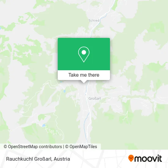 Rauchkuchl Großarl map