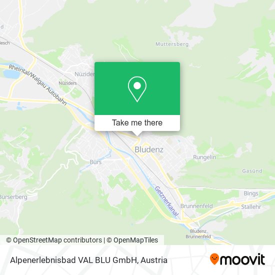 Alpenerlebnisbad VAL BLU GmbH map