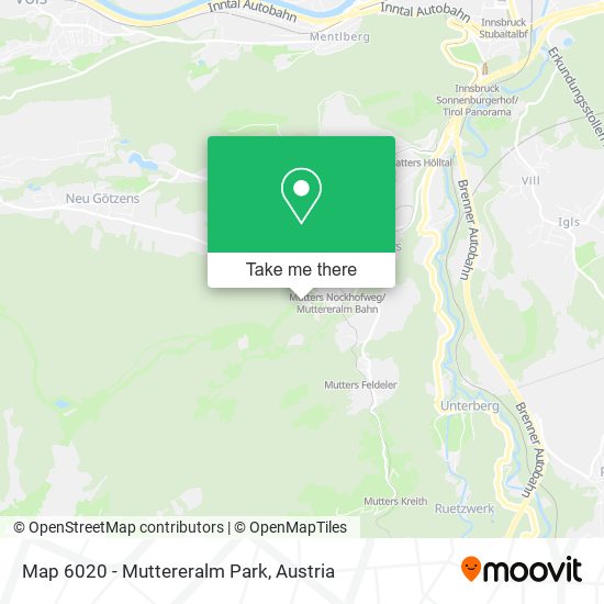 Map 6020 - Muttereralm Park map
