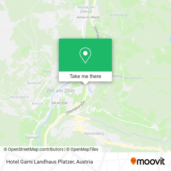 Hotel Garni Landhaus Platzer map