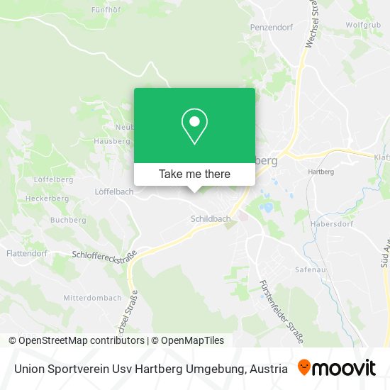Union Sportverein Usv Hartberg Umgebung map