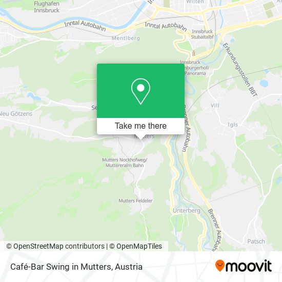 Café-Bar Swing in Mutters map