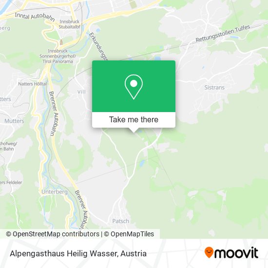 Alpengasthaus Heilig Wasser map