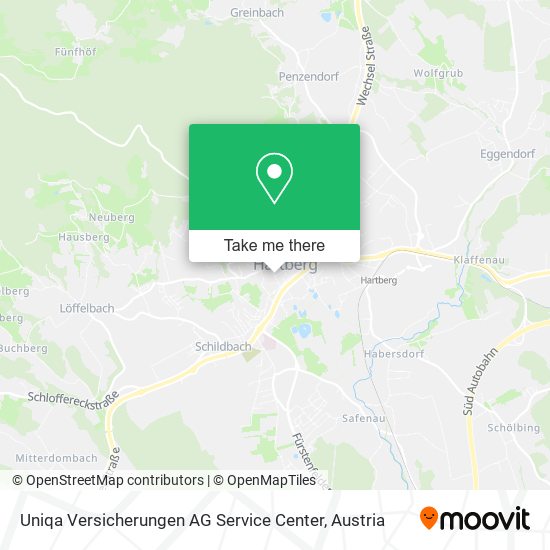 Uniqa Versicherungen AG Service Center map