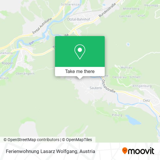 Ferienwohnung Lasarz Wolfgang map