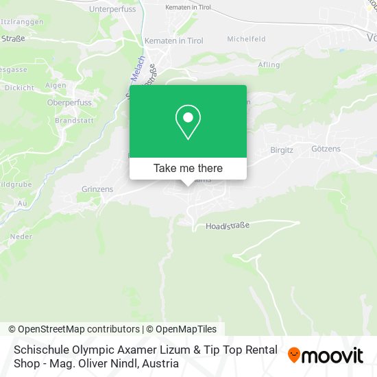 Schischule Olympic Axamer Lizum & Tip Top Rental Shop - Mag. Oliver Nindl map