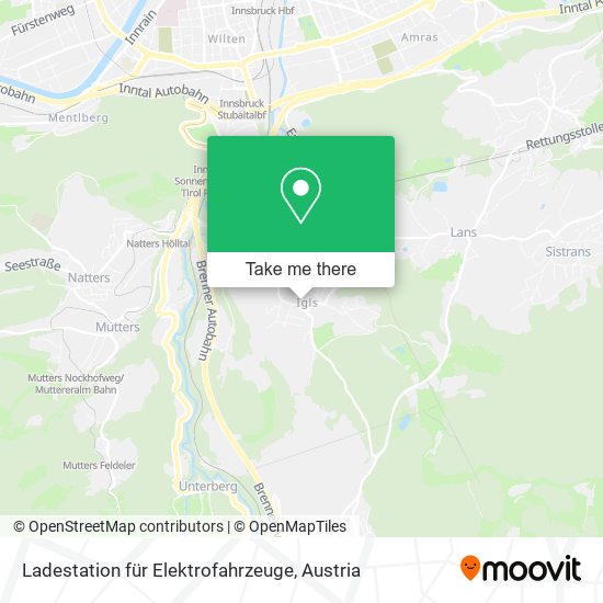 Ladestation für Elektrofahrzeuge map