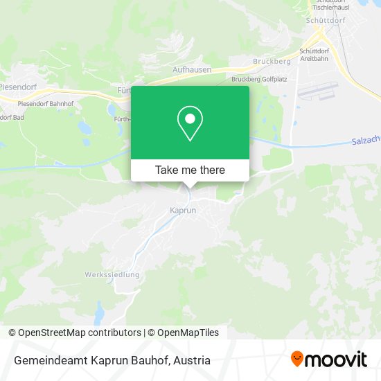 Gemeindeamt Kaprun Bauhof map