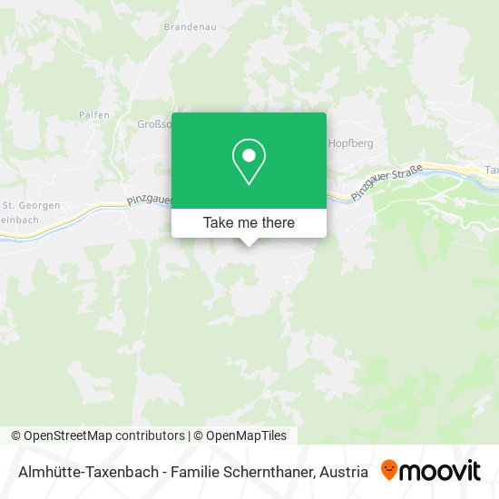 Almhütte-Taxenbach - Familie Schernthaner map