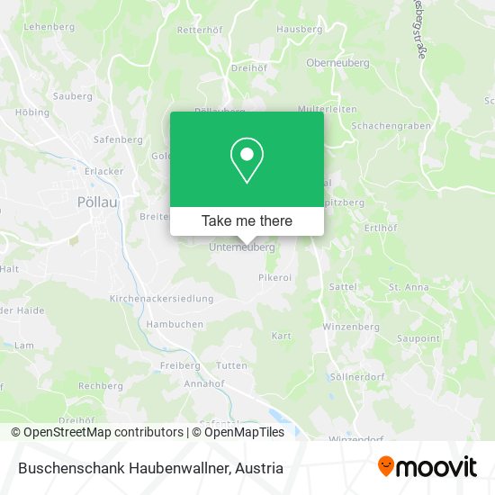 Buschenschank Haubenwallner map
