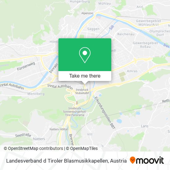 Landesverband d Tiroler Blasmusikkapellen map