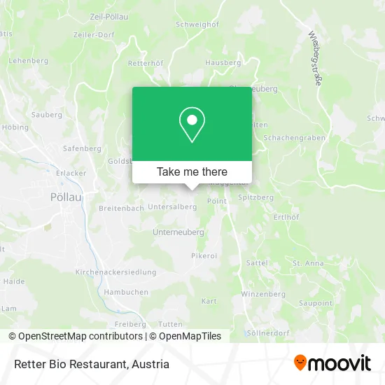 Retter Bio Restaurant map