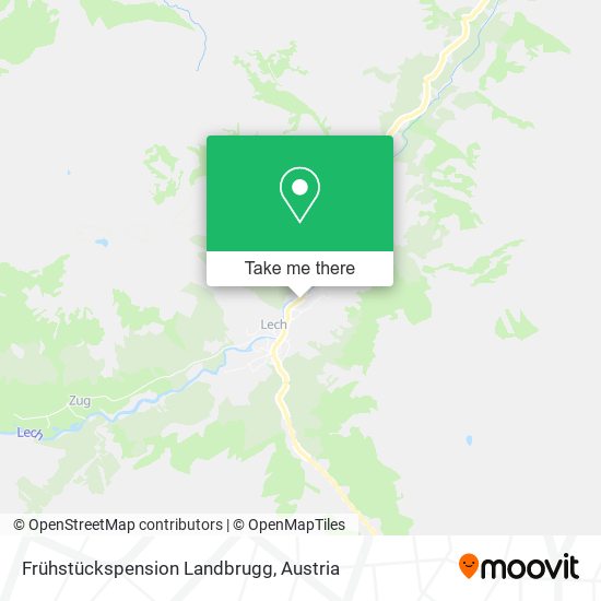 Frühstückspension Landbrugg map