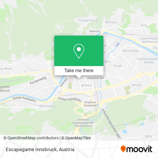 Escapegame Innsbruck map