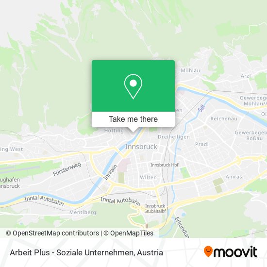 Arbeit Plus - Soziale Unternehmen map