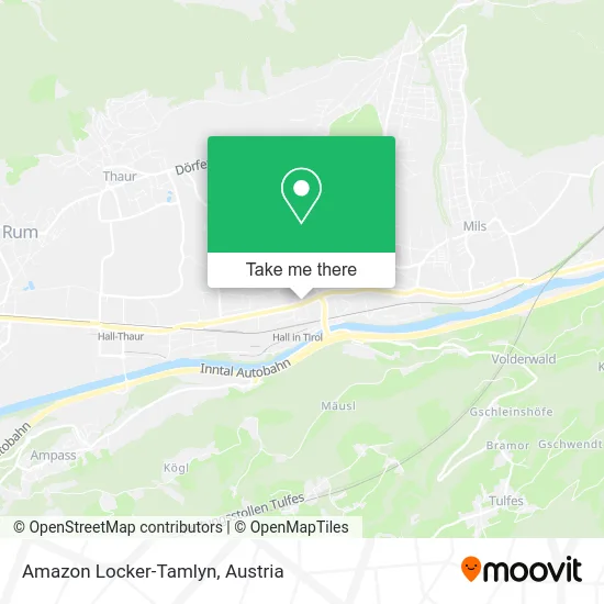 Amazon Locker-Tamlyn map