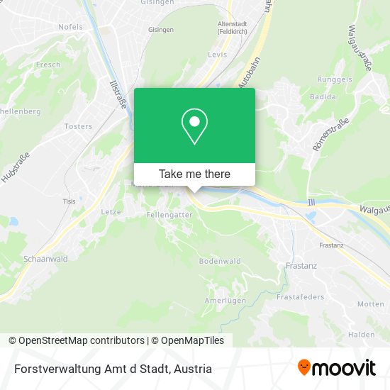 Forstverwaltung Amt d Stadt map