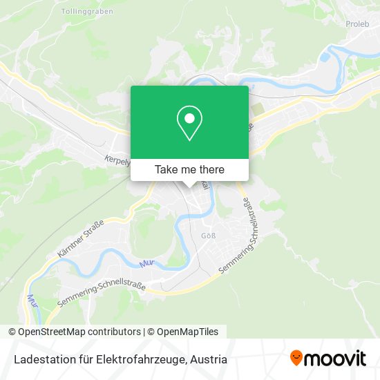 Ladestation für Elektrofahrzeuge map