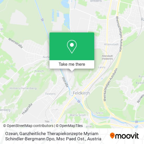 Ozean, Ganzheitliche Therapiekonzepte Myriam Schindler-Bergmann Dpo, Msc Paed Ost. map