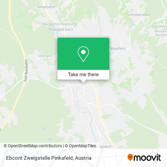 Ebcont Zweigstelle Pinkafeld map