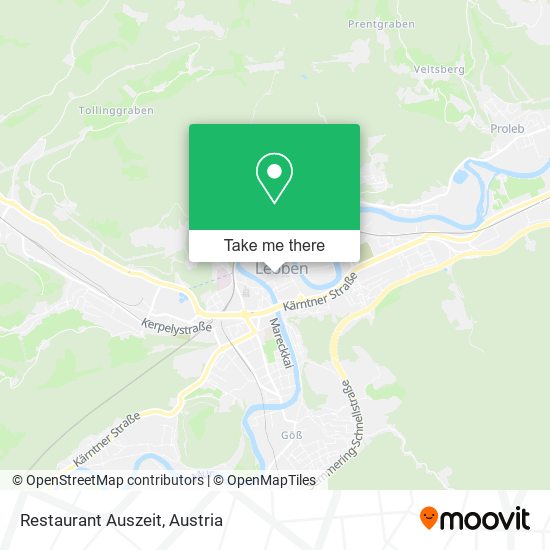 Restaurant Auszeit map