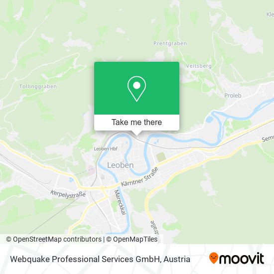 Webquake Professional Services GmbH map