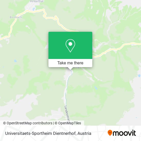 Universitaets-Sportheim Dientnerhof map