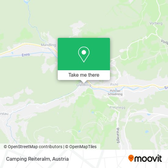 Camping Reiteralm map