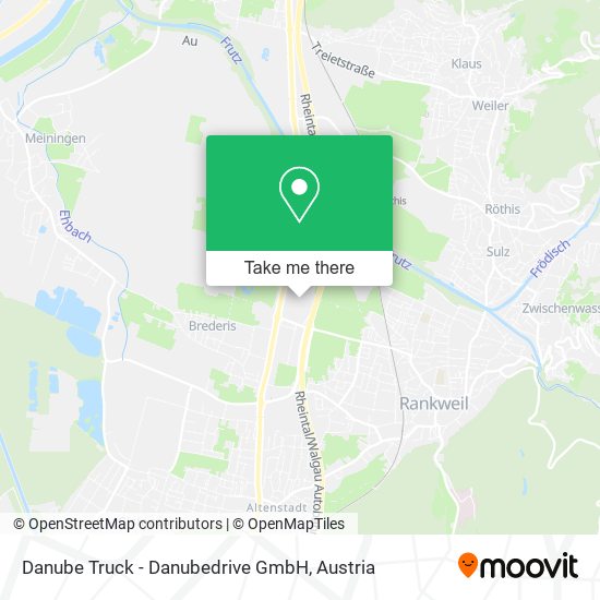 Danube Truck - Danubedrive GmbH map