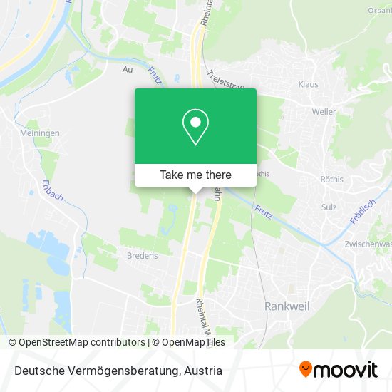 Deutsche Vermögensberatung map